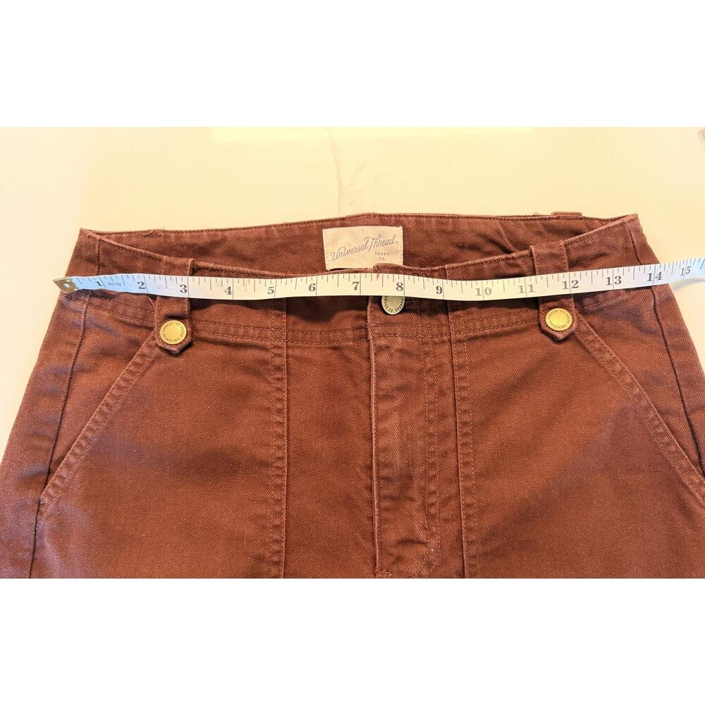 Universal Thread Rust Utility Straight Leg Pants Size 2 - Picture 7 of 9